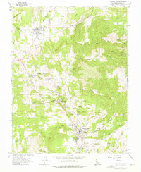 Amador City 1962 topographic map thumbnail