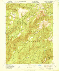 American House 1950 topographic map thumbnail