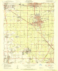 Anaheim 1950 topographic map thumbnail
