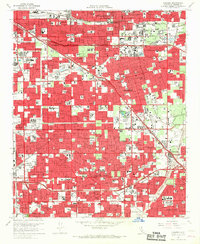 Anaheim 1965 topographic map thumbnail
