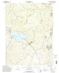 Antelope Lake 1994 topographic map thumbnail