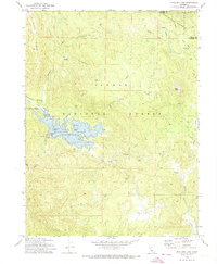 Antelope Lake 1972 topographic map thumbnail
