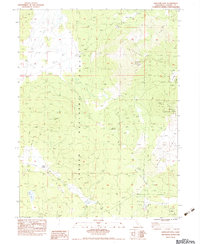 Antelope Mtn topographic map thumbnail
