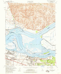 Antioch North 1953 topographic map thumbnail
