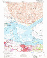 Antioch North 1953 topographic map thumbnail