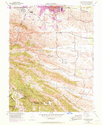 Antioch South 1953 topographic map thumbnail