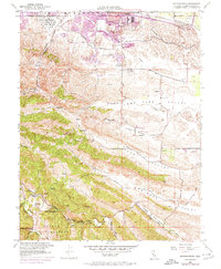 Antioch South 1953 topographic map thumbnail
