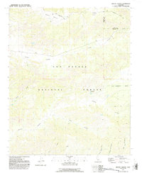 Apache Canyon 1991 topographic map thumbnail