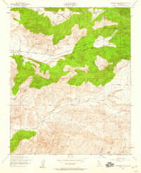 Apache Canyon 1943 topographic map preview