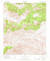 Apache Canyon 1943 topographic map thumbnail