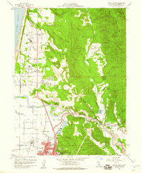 Arcata North 1959 topographic map thumbnail