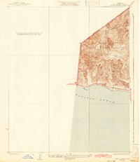 Arroyo Sequit 1932 topographic map thumbnail
