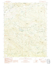 Ascension Mountain 1992 topographic map thumbnail