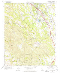 Atascadero 1965 topographic map thumbnail