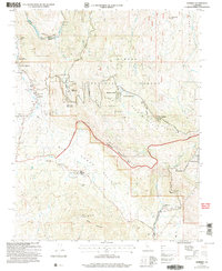 Auberry 2004 topographic map thumbnail
