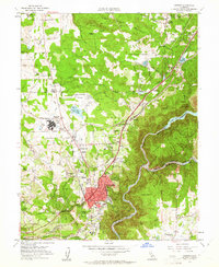 Auburn 1953 topographic map thumbnail