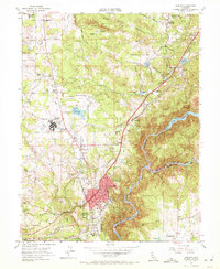 Auburn 1953 topographic map thumbnail