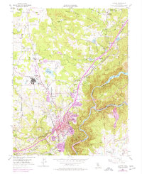Auburn 1953 topographic map thumbnail