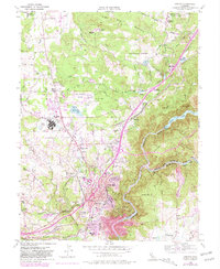 Auburn 1953 topographic map thumbnail