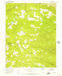 Aukum 1952 topographic map thumbnail