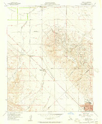 Avenal 1954 topographic map thumbnail