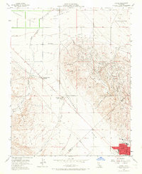 Avenal 1954 topographic map thumbnail