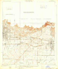 Azusa 1928 topographic map thumbnail