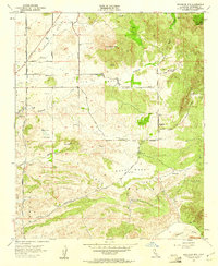 Bachelor Mtn. 1953 topographic map thumbnail