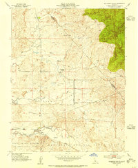 Bachelor Valley 1953 topographic map thumbnail