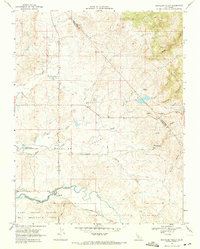 Bachelor Valley 1968 topographic map thumbnail