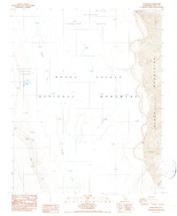 Badwater 1986 topographic map thumbnail