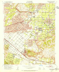 Baldwin Park 1953 topographic map thumbnail