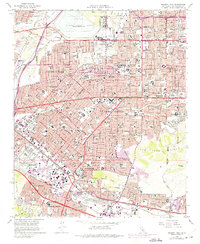 Baldwin Park 1966 topographic map thumbnail
