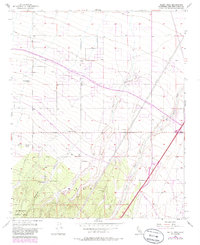 Baldy Mesa 1956 topographic map thumbnail