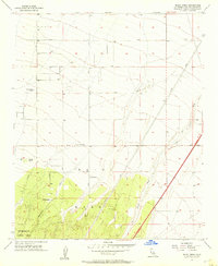 Baldy Mesa 1956 topographic map thumbnail