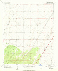 Baldy Mesa 1956 topographic map thumbnail