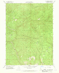 Ball Mountain 1967 topographic map thumbnail