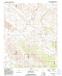 Ballinger Canyon 1991 topographic map thumbnail