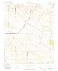 Ballinger Canyon 1943 topographic map thumbnail