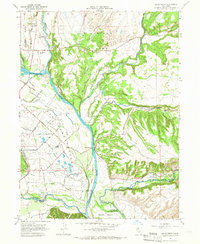 Balls Ferry 1965 topographic map thumbnail