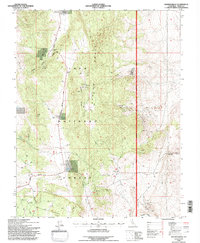 Banner Ridge 1994 topographic map thumbnail