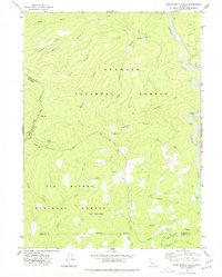 Bark Shanty Gulch 1974 topographic map thumbnail