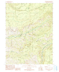 Barkley Mountain 1991 topographic map thumbnail