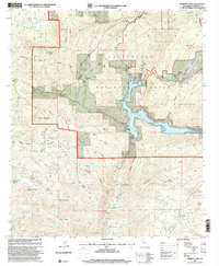 Barrett Lake 1997 topographic map thumbnail