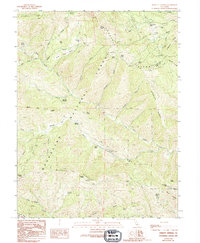 Bartlett Springs 1989 topographic map thumbnail