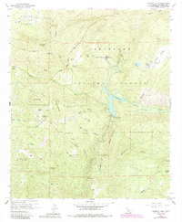 Barrett Lake 1960 topographic map thumbnail