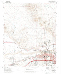 Barstow 1971 topographic map thumbnail
