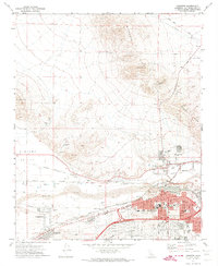 Barstow 1971 topographic map thumbnail