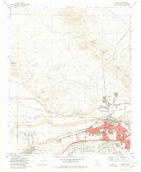 Barstow 1971 topographic map thumbnail