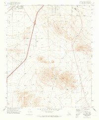 Barstow SE 1971 topographic map thumbnail